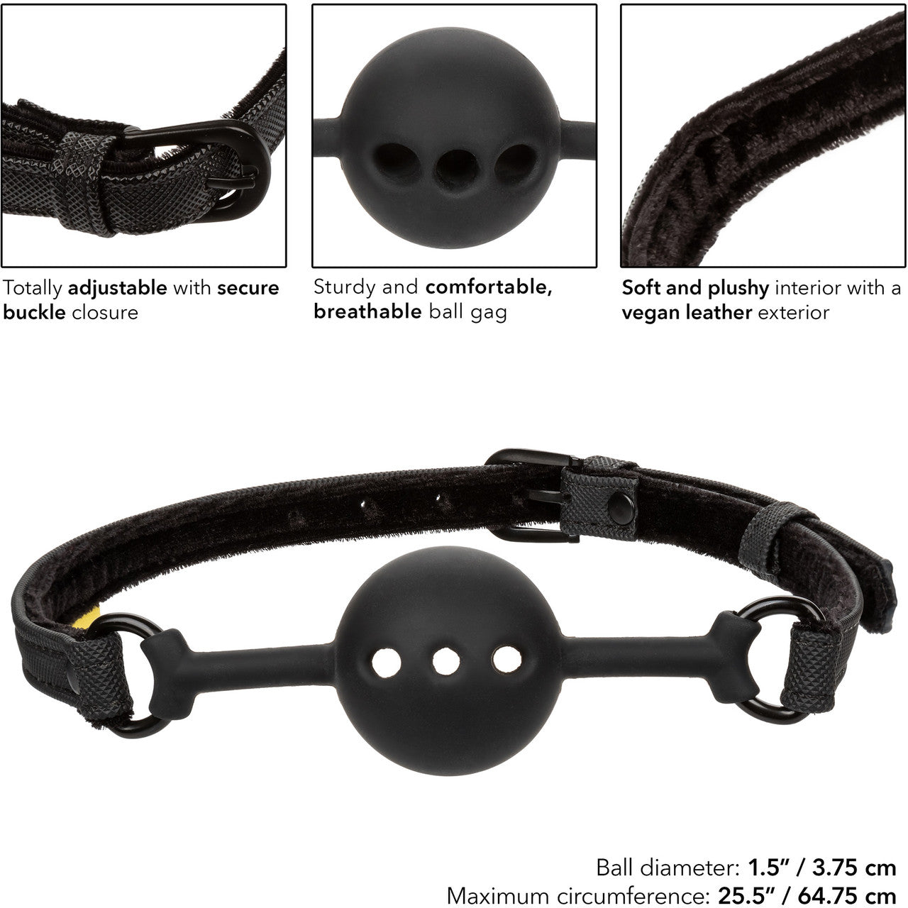 Boundless Breathable Silicone Ball Gag By CalExotics