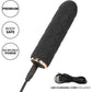 Raven Quilted Seducer Rechargeable Waterproof Bullet Vibrator With Silicone Sleeve By CalExotics