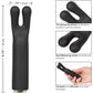 Raven Charmer Rechargeable Waterproof Bullet Vibrator With Silicone Flickering Ears Sleeve By CalExotics