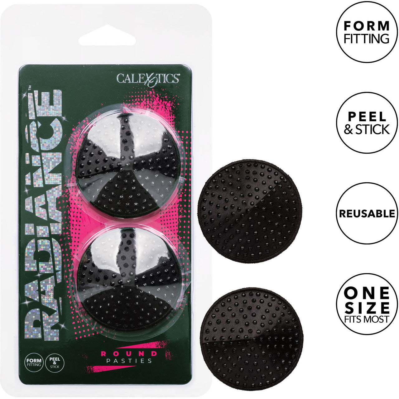 Radiance Round Pasties By CalExotics