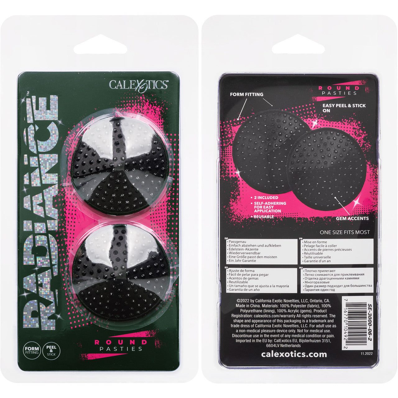 Radiance Round Pasties By CalExotics