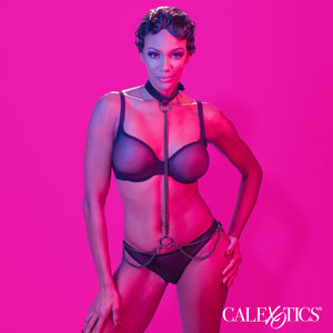 Euphoria Collection Chain Halter Collar & Leash By CalExotics