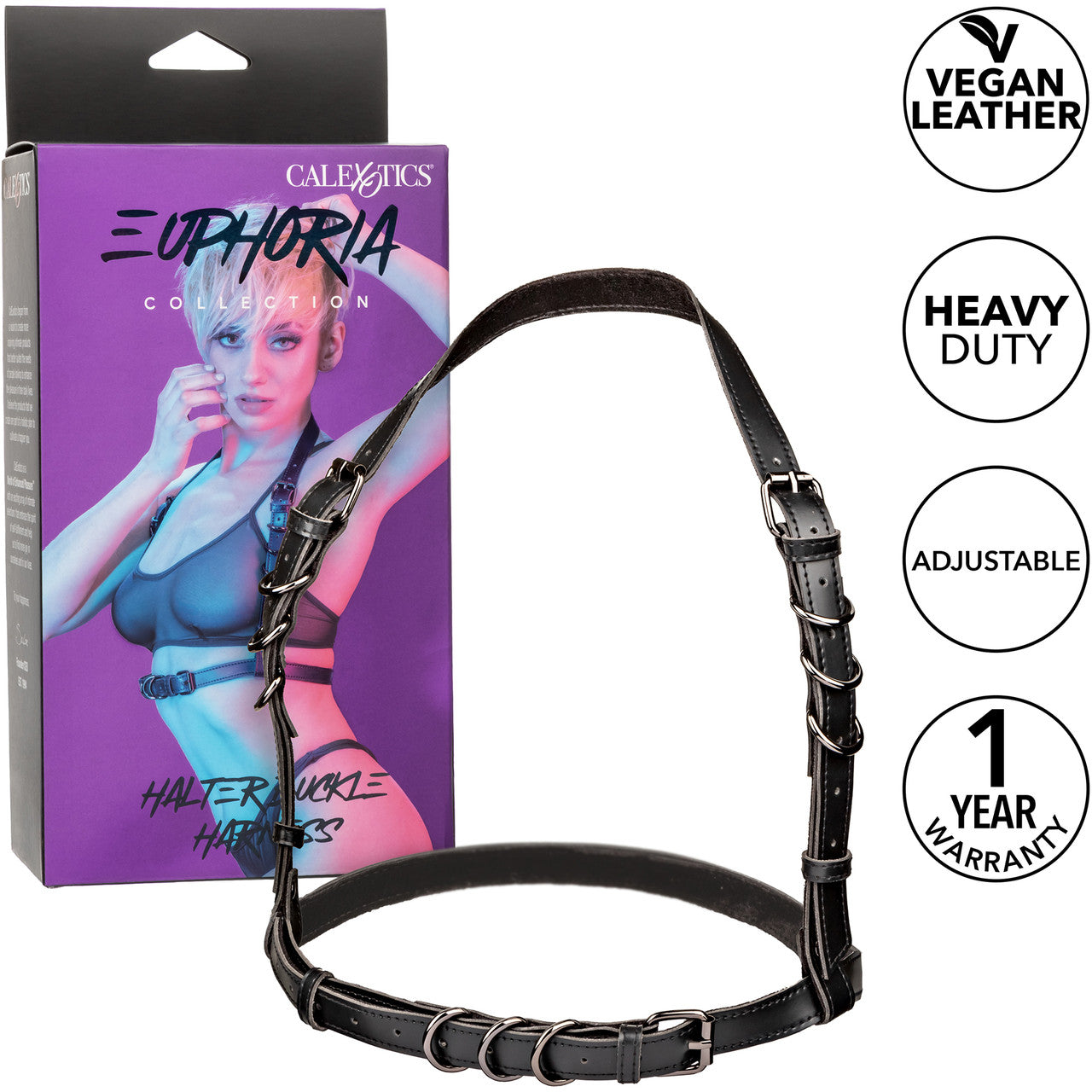 Euphoria Collection Halter Buckle Harness By CalExotics