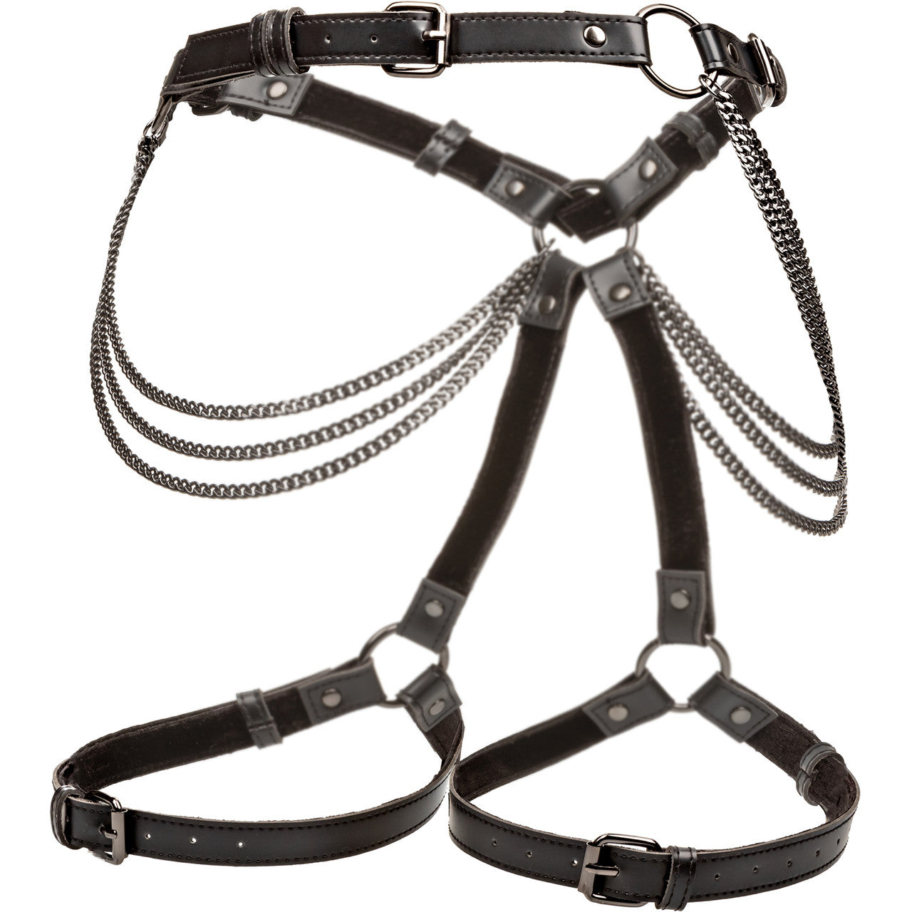 Euphoria Collection Plus Size Multi Chain Thigh Harness By CalExotics