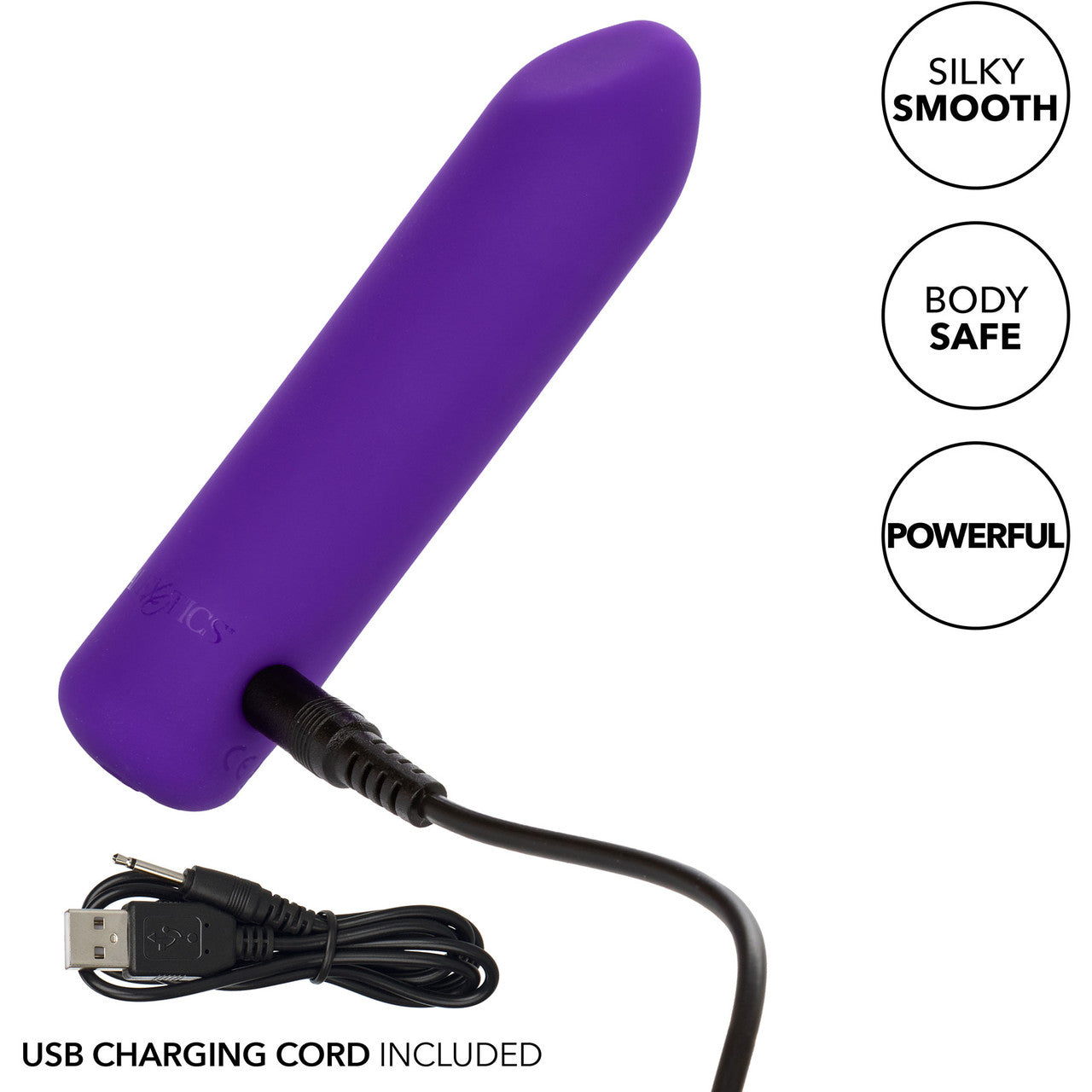 Kyst Fling Powerful Waterproof Rechargeable Bullet Vibrator By CalExotics - Purple