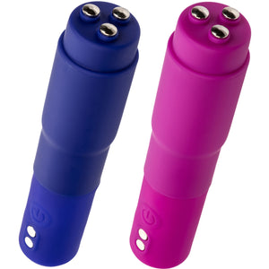 Kyst™ Mega-Mite™ Rechargeable Silicone Bullet With 4 Pleasure Tips