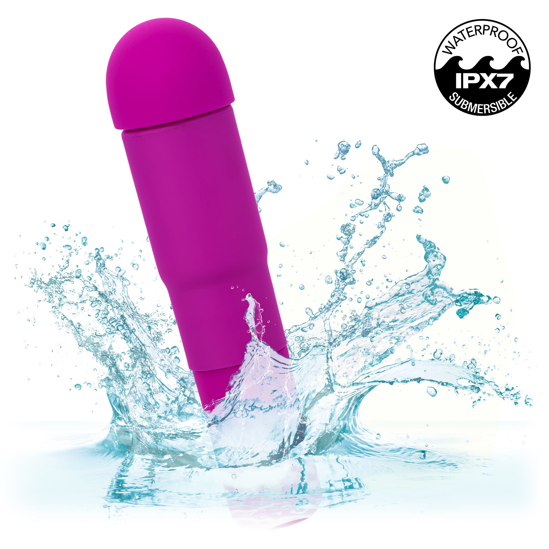 Kyst™ Mega-Mite™ Rechargeable Silicone Bullet With 4 Pleasure Tips - Pink