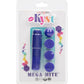 Kyst™ Mega-Mite™ Rechargeable Silicone Bullet With 4 Pleasure Tips - Blue