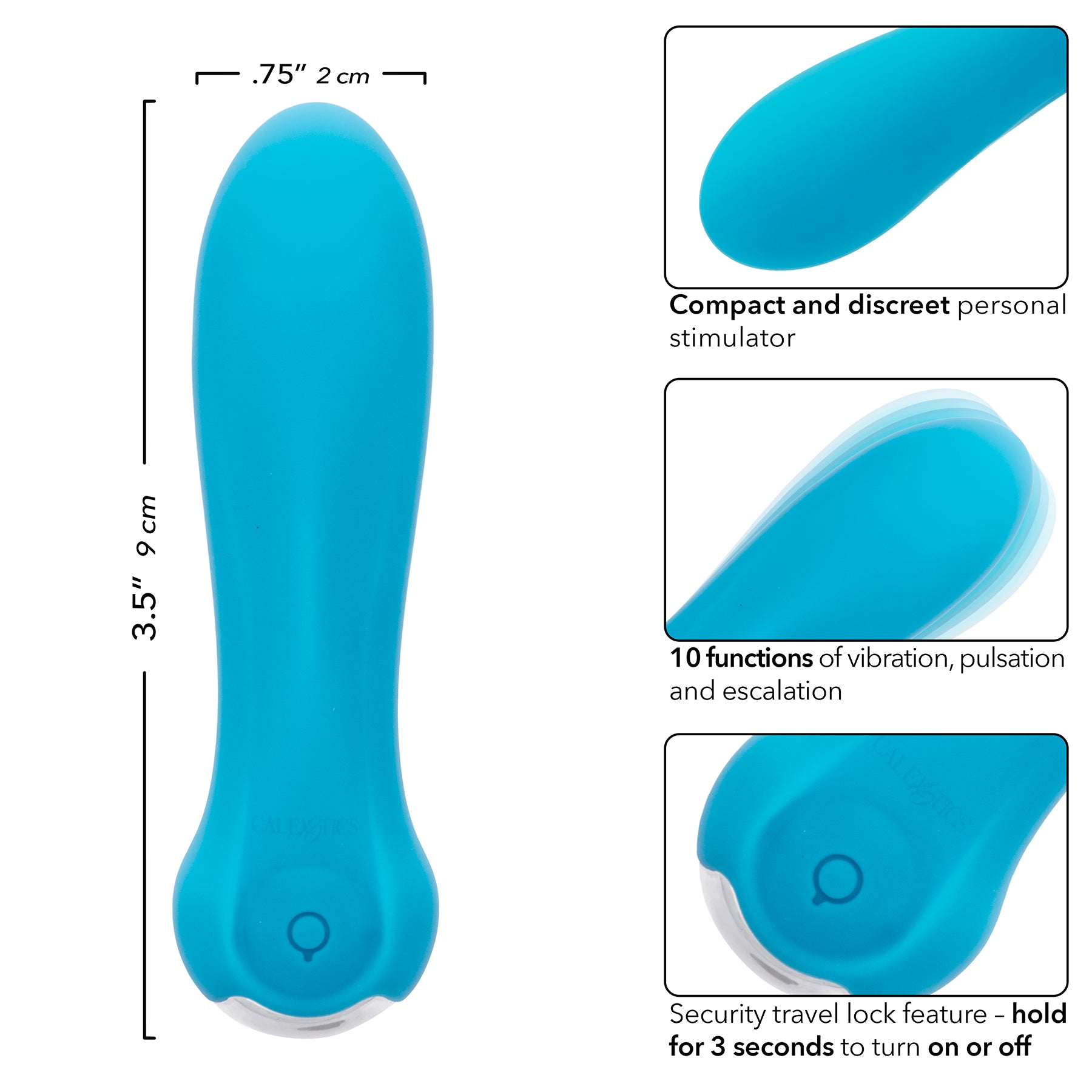 Kyst Rocket Rechargeable Silicone Waterproof Bullet Vibrator Kyst Rocket Rechargeable Silicone Waterproof Bullet Vibrator