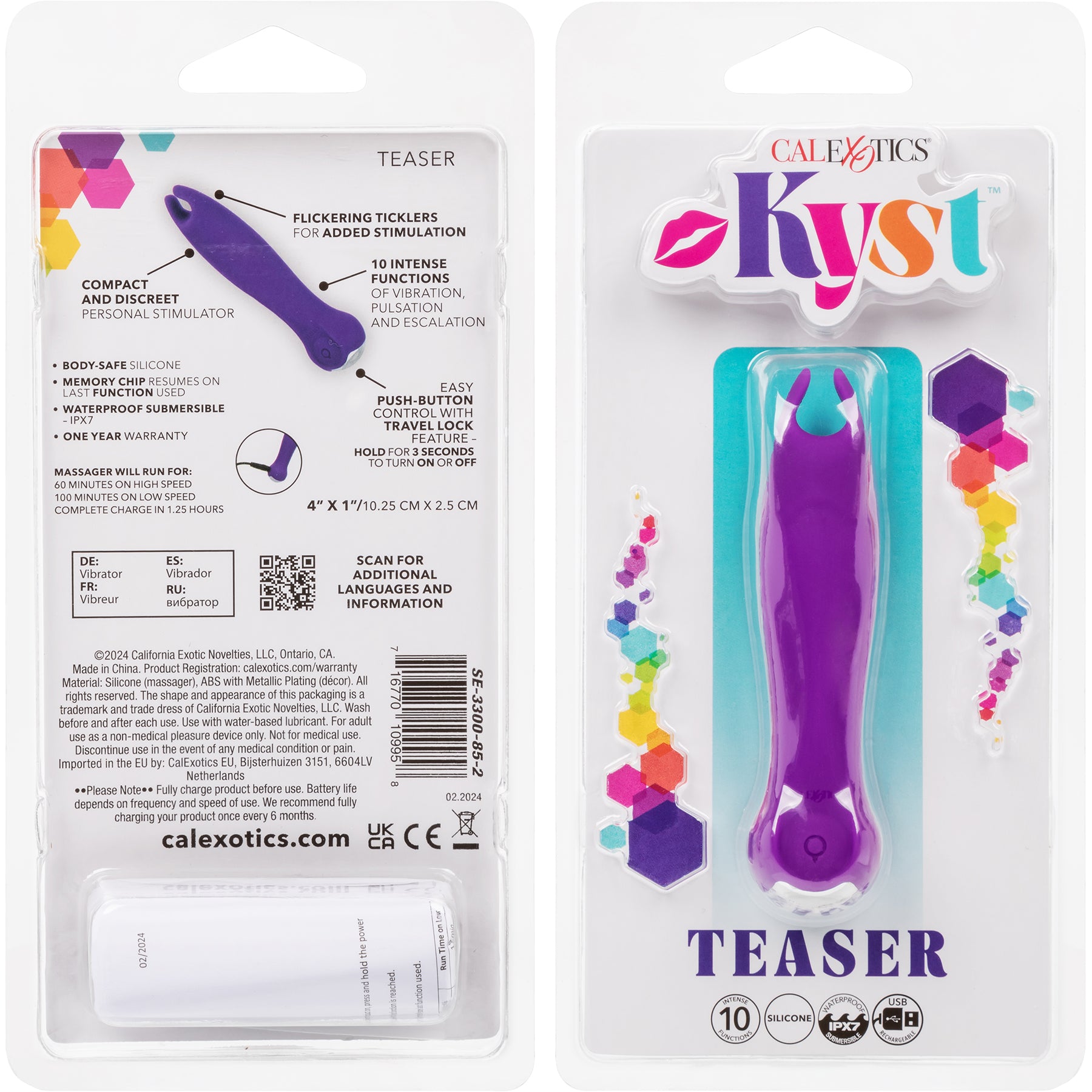 Kyst™ Teaser Rechargeable Silicone Waterproof Bullet Vibrator