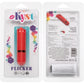 Kyst Flicker Tongue Powerful Waterproof Rechargeable Bullet Vibrator By CalExotics - Red