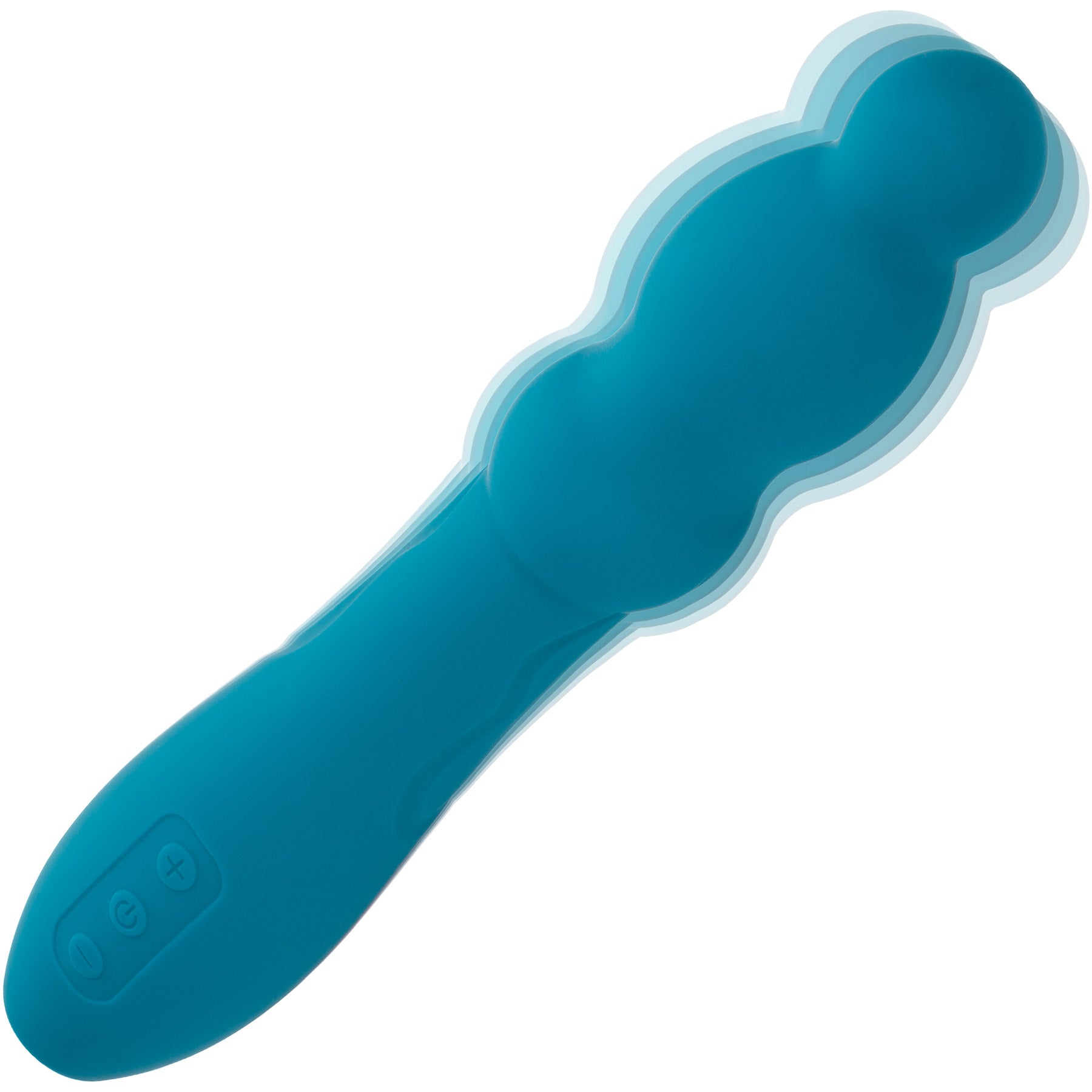 Turbo Glide™ Ripple Rechargeable Silicone Vibrator By CalExotics