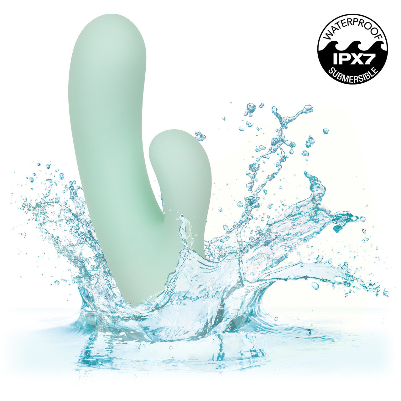 Pacifica Fiji Rechargeable Waterproof Silicone Dual Stimulation Vibrator By CalExotics