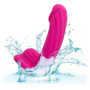 G-Ride™ Easy Ride Rechargeable Silicone Vibrating Dildo By CalExotics