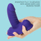 G-Ride™ Thrill Ride 4.75" Rechargeable Silicone Triple Stimulation Dildo