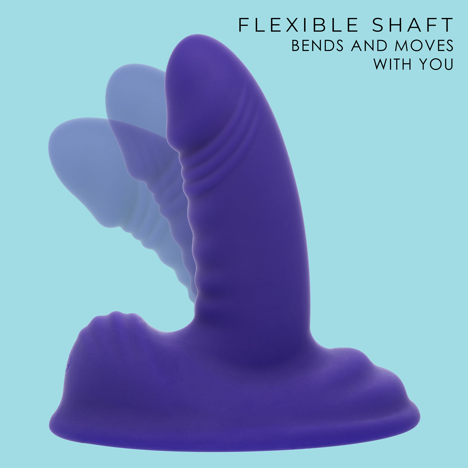 G-Ride™ Thrill Ride 4.75" Rechargeable Silicone Triple Stimulation Dildo