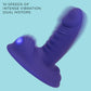 G-Ride™ Thrill Ride 4.75" Rechargeable Silicone Triple Stimulation Dildo