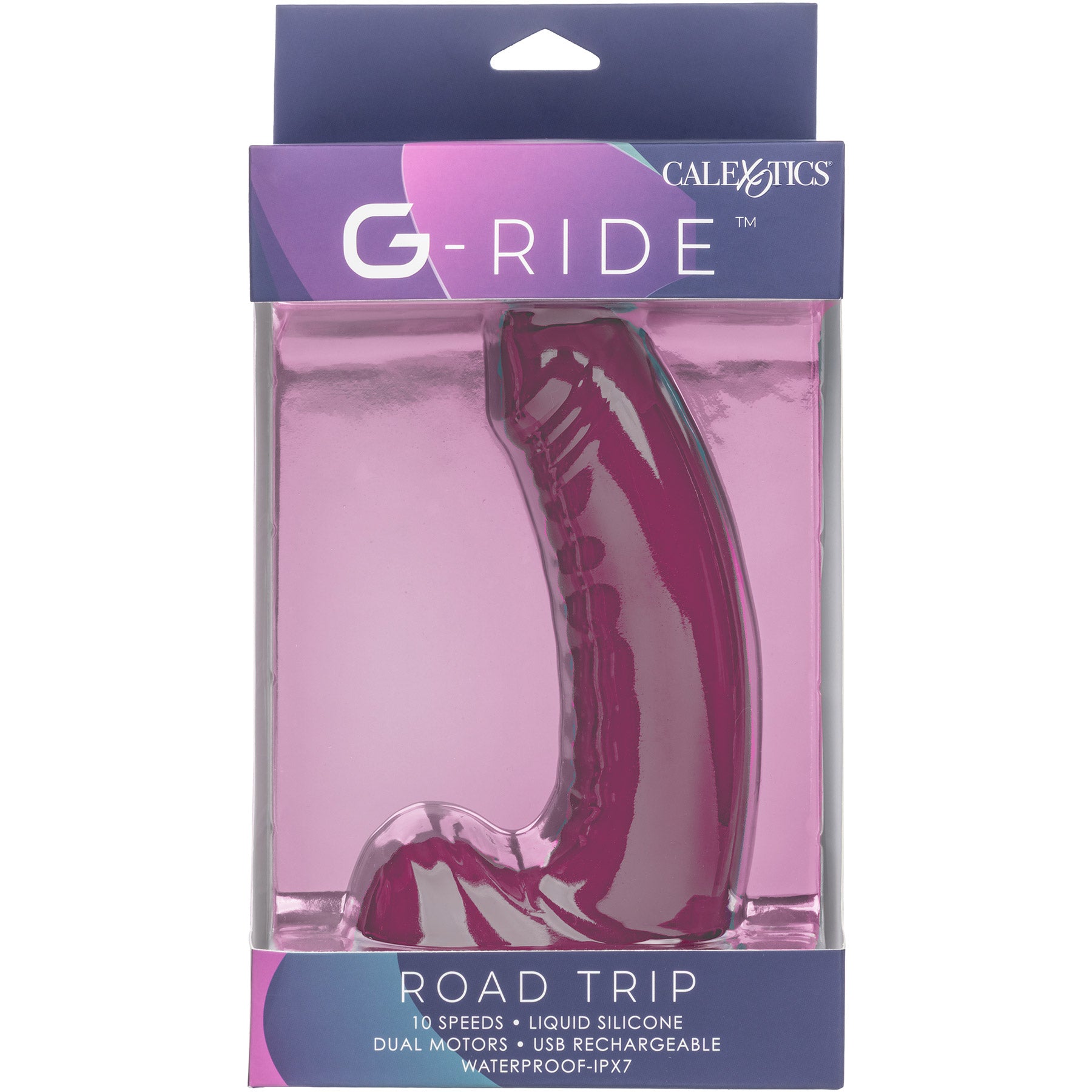 G-Ride™ Road Trip 5.75" Rechargeable Silicone Dual Stimulation Dildo