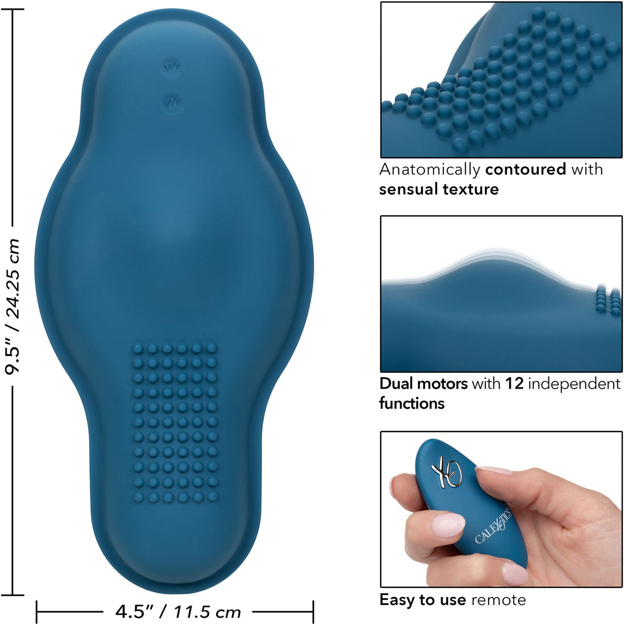 Dual Rider Rechargeable Vibrator by CalExotics Dual Rider Rechargeable Vibrator by CalExotics