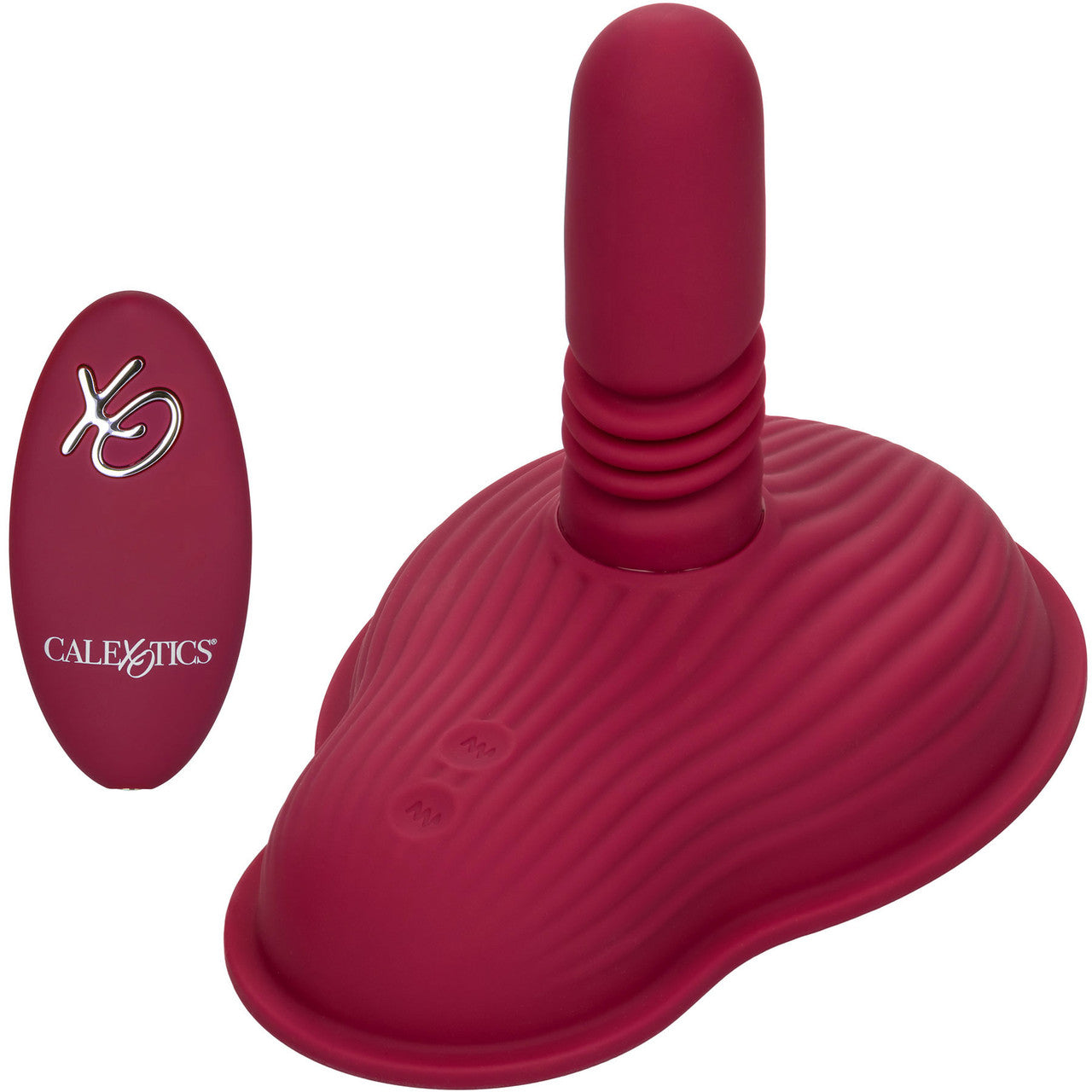 Dual Rider Thrust & Grind Silicone Rechargeable Grinding Vibrator With Remote By CalExotics