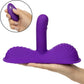 Triple Rider™ Remote Control Gyrating Rumbler Triple Stim Vibrating Grinder By CalExotics