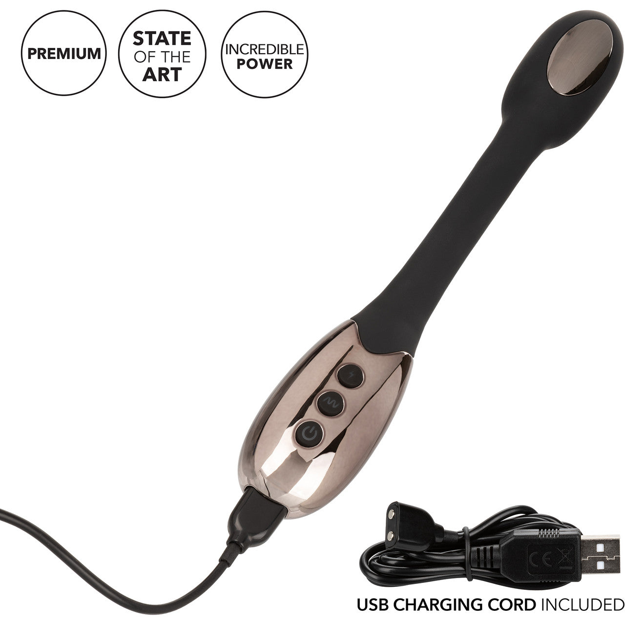 Volt Electro-Charge Rechargeable Electro-Stimulating Massager By CalExotics