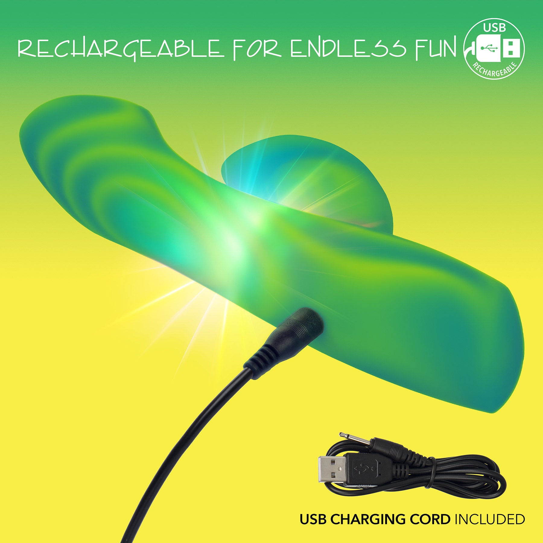 Endless Summer™ Twilight Tease Illuminated Silicone Rabbit Vibrator