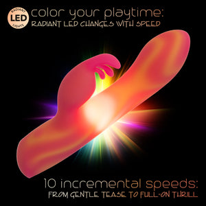 Endless Summer™ Moonlight Magic Illuminated Silicone Rabbit Vibrator