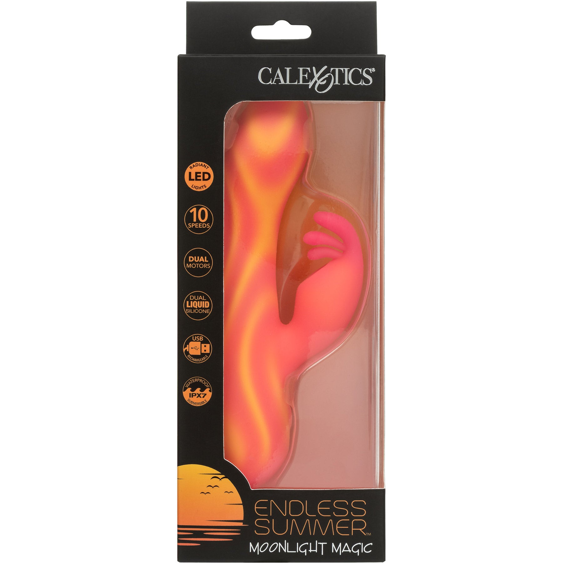 Endless Summer™ Moonlight Magic Illuminated Silicone Rabbit Vibrator