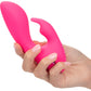 California Dreaming So. Cal Sunshine Rabbit Style Silicone Rechargeable Vibrator by CalExotics