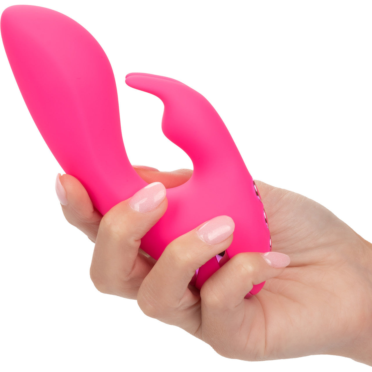 California Dreaming So. Cal Sunshine Rabbit Style Silicone Rechargeable Vibrator by CalExotics