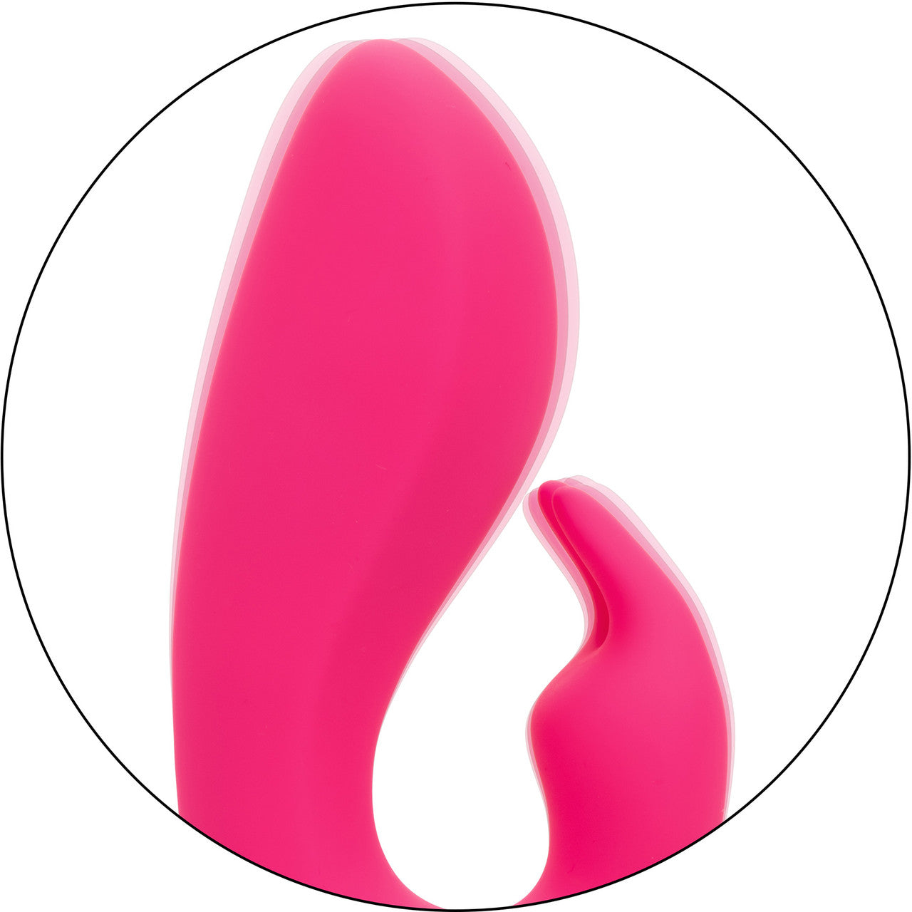 California Dreaming So. Cal Sunshine Rabbit Style Silicone Rechargeable Vibrator by CalExotics