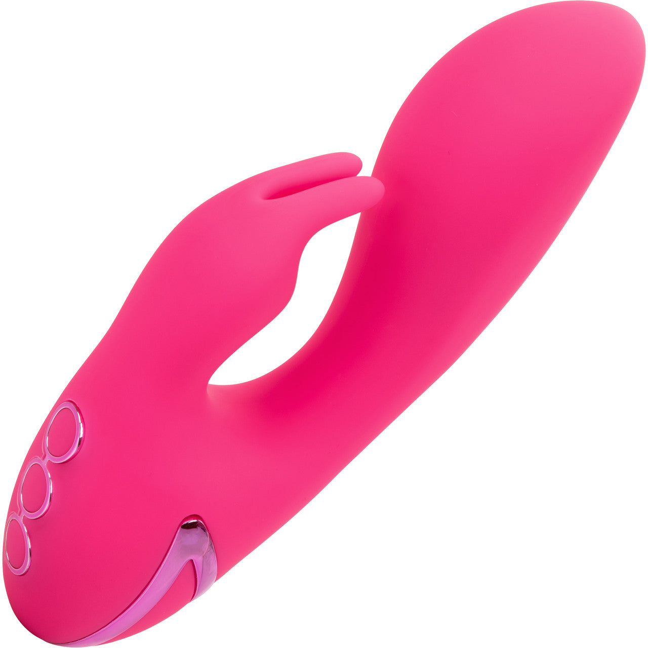 California Dreaming So. Cal Sunshine Rabbit Style Silicone Rechargeable Vibrator by CalExotics