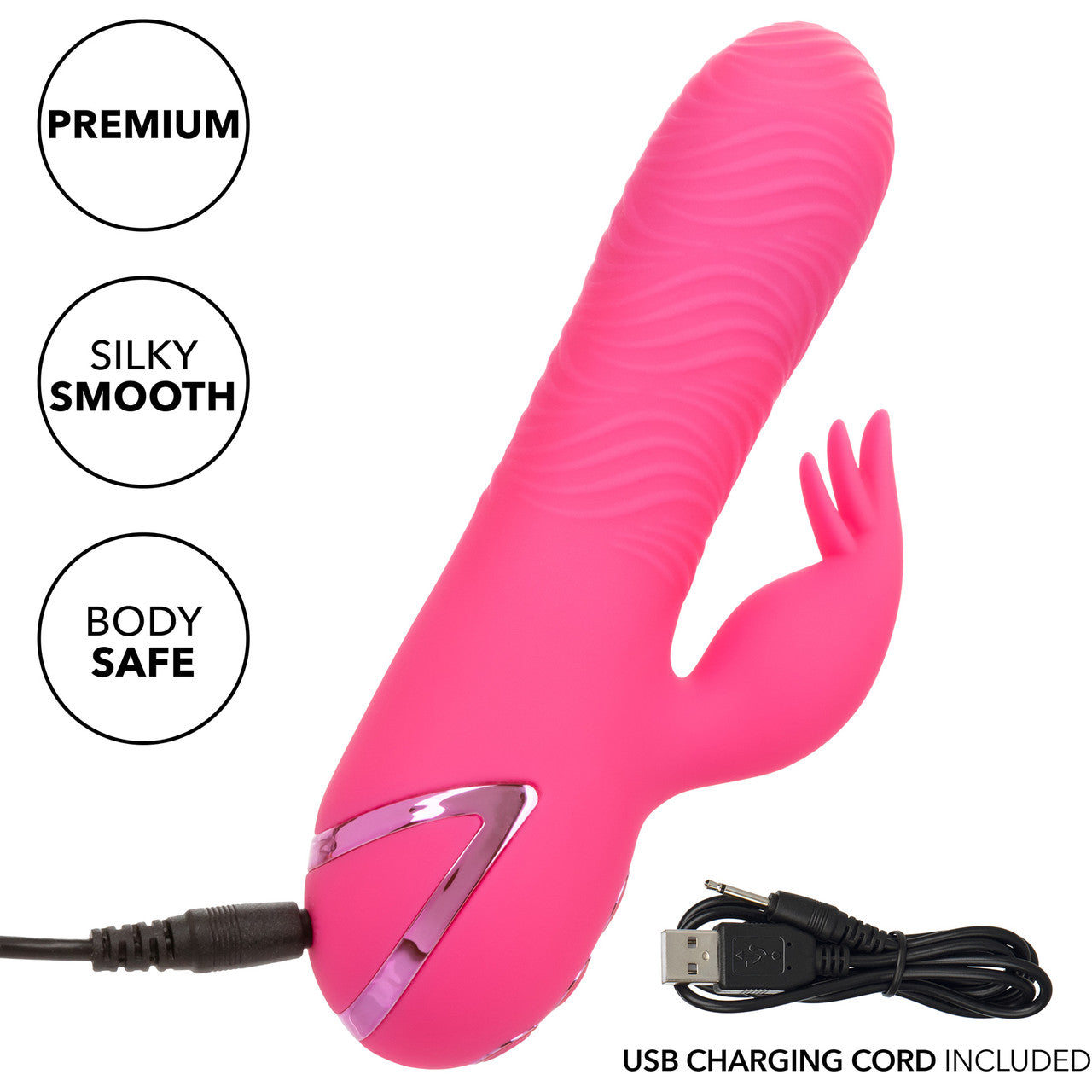 California Dreaming Sacramento Sweetie Dual Stimulation Vibrator With Rotating Beaded Shaft By CalExotics