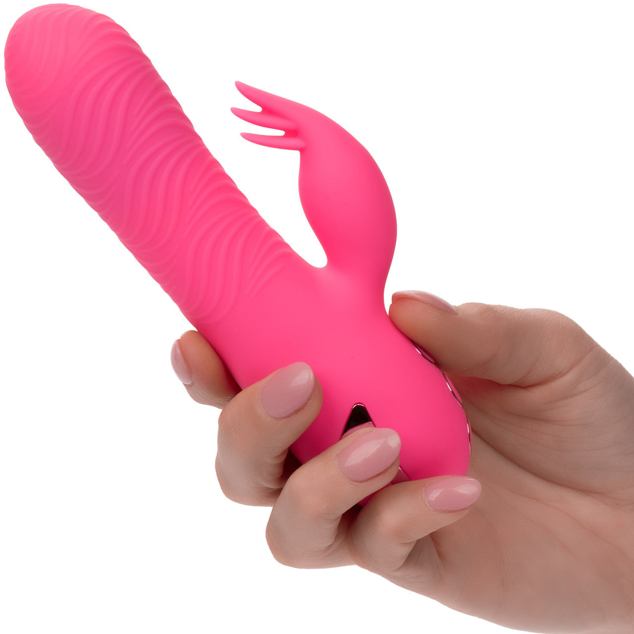 California Dreaming Sacramento Sweetie Dual Stimulation Vibrator With Rotating Beaded Shaft By CalExotics