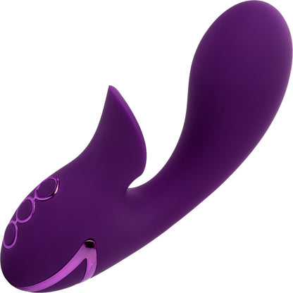 California Dreaming Huntington Beach Heartbreaker Rabbit Style Silicone Rechargeable Vibrator by CalExotics