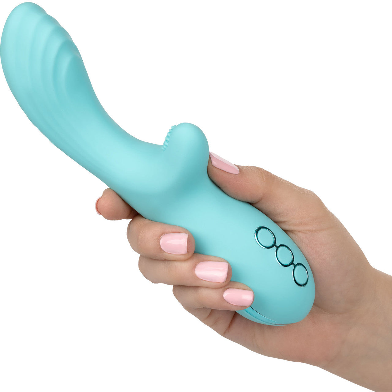 California Dreaming Catalina Climaxer Rabbit Style Silicone Vibrator by CalExotics