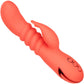 California Dreaming Orange County Cutie Rabbit Style Silicone Vibrator by CalExotics