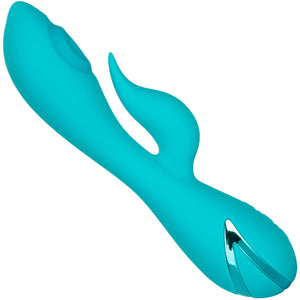 California Dreaming Santa Monica Starlet Rabbit Style Pulsing Silicone Vibrator by CalExotics