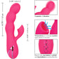 California Dreaming Oceanside Orgasm Rabbit Style Silicone Vibrator With Clitoral Suction By CalExotics