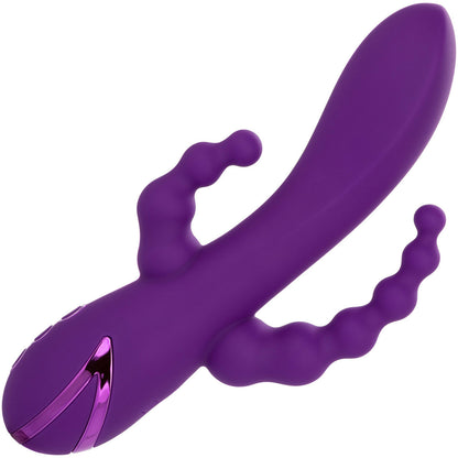 California Dreaming Long Beach Bootylicious Triple Stimulation Silicone Vibrator By CalExotics