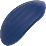 Cashmere Velvet Curve Rechargeable Waterproof Silicone Vibrator By CalExotics - Blue