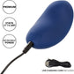 Cashmere Velvet Curve Rechargeable Waterproof Silicone Vibrator By CalExotics - Blue