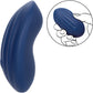 Cashmere Velvet Curve Rechargeable Waterproof Silicone Vibrator By CalExotics - Blue