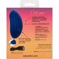 Cashmere Velvet Curve Rechargeable Waterproof Silicone Vibrator By CalExotics - Blue