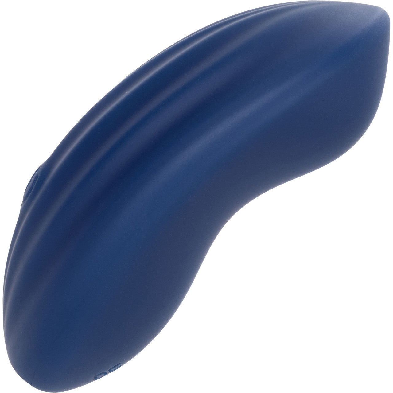 Cashmere Velvet Curve Rechargeable Waterproof Silicone Vibrator By CalExotics - Blue