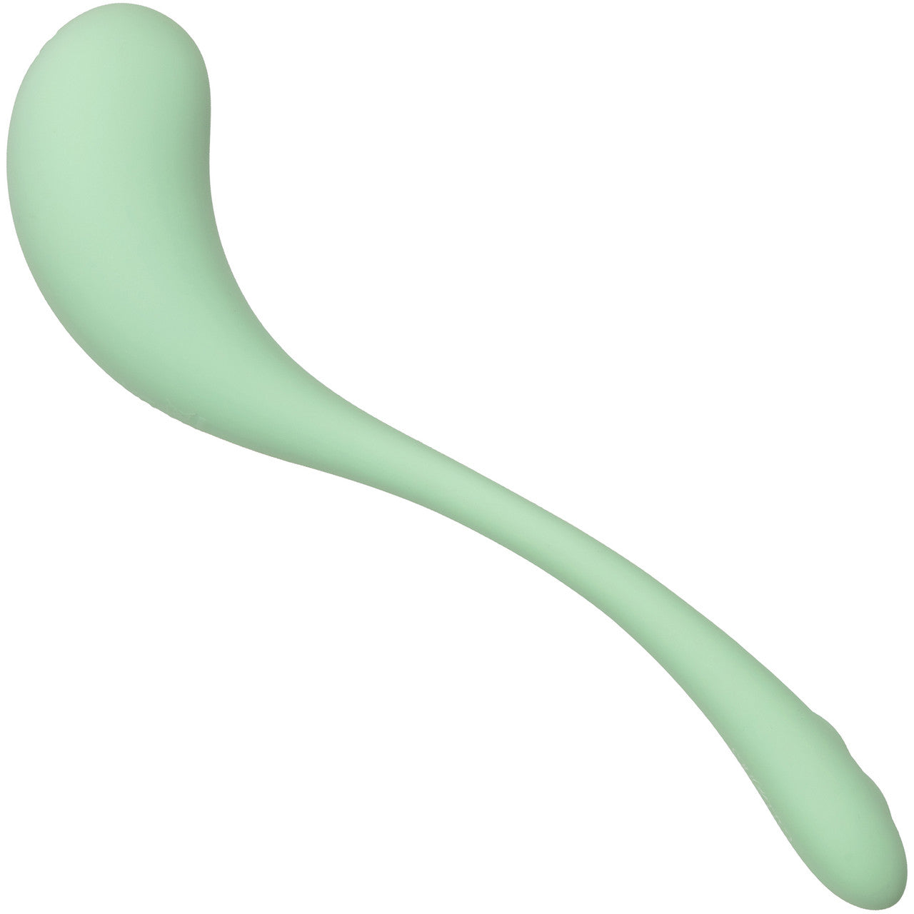 Elle Liquid Silicone Wand Rechargeable Waterproof Vibrator By CalExotics - Green