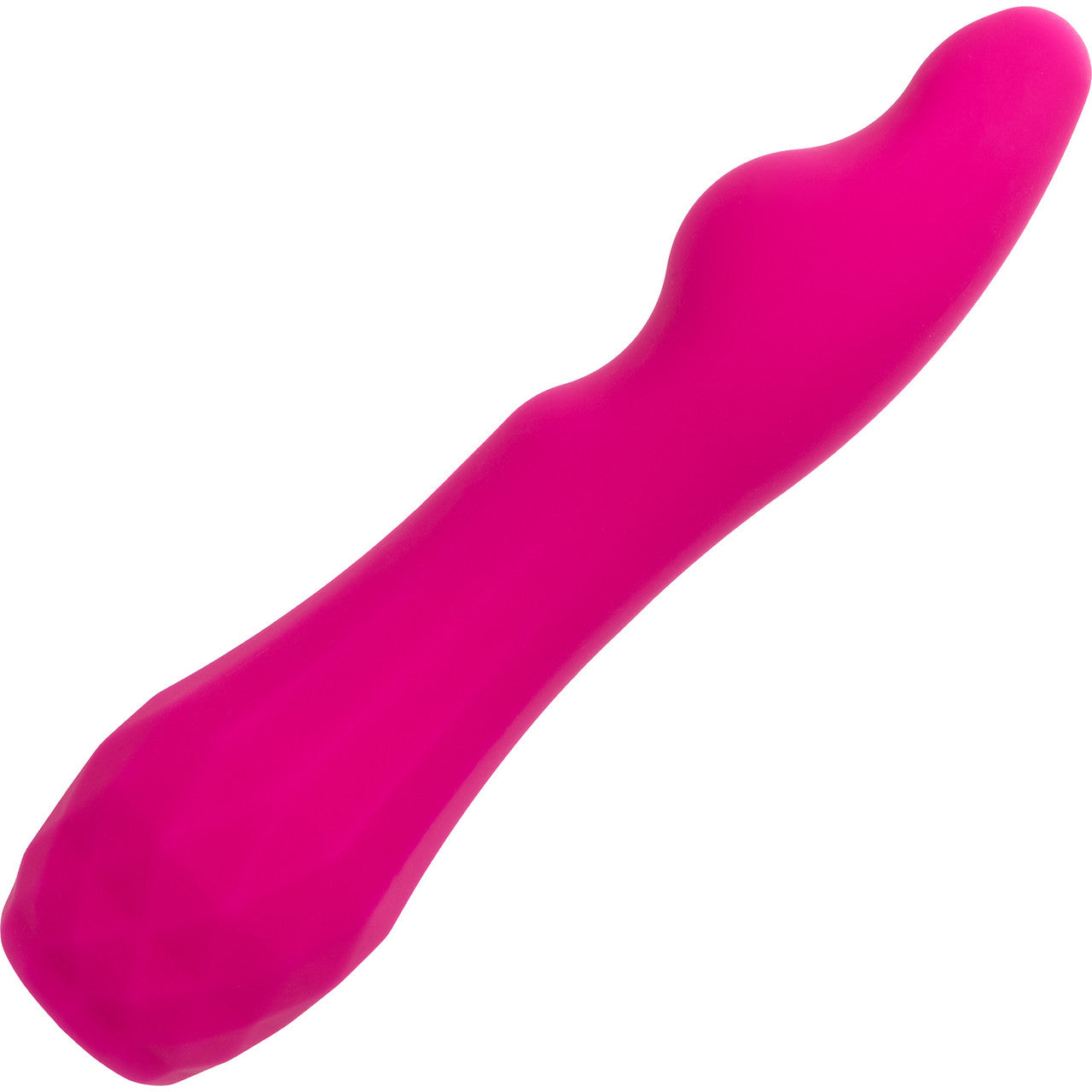 Gia Curved Pleaser Rechargeable Waterproof Silicone G-Spot Vibrator By CalExotics - Pink