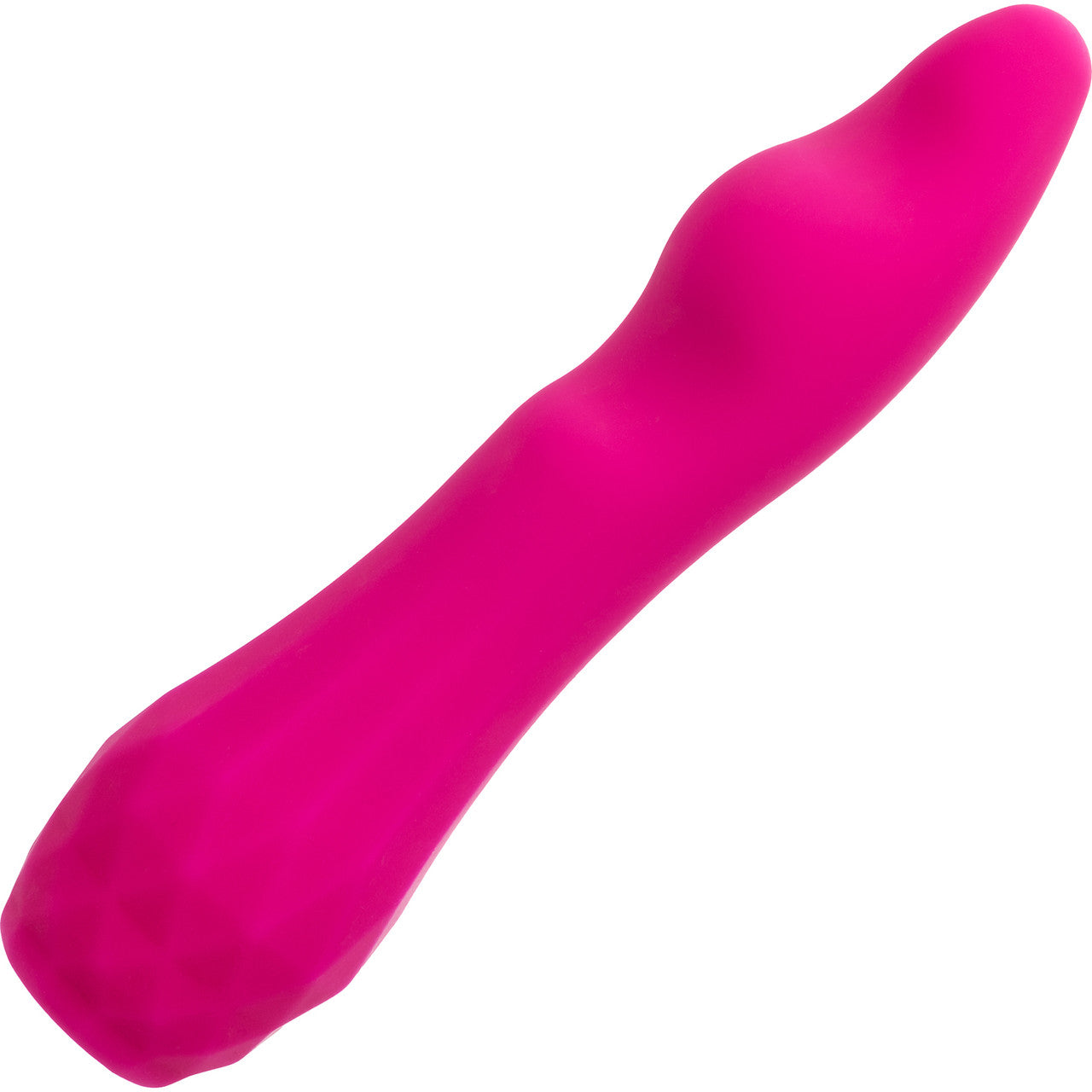 Gia Curved Pleaser Rechargeable Waterproof Silicone G-Spot Vibrator By CalExotics - Pink