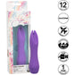 Gia Dual Flicker Rechargeable Waterproof Silicone Vibrator By CalExotics - Purple